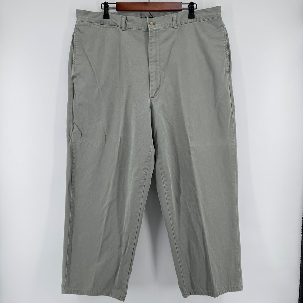 Polo Ralph Lauren Chino Trousers Mens 40x30 Green Vintage Made in USA Cotton